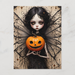 Halloween Gothic Fairy Postcard