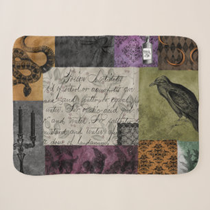 Halloween Gothic Mediaeval Spooky Apothecary Art Sherpa Blanket