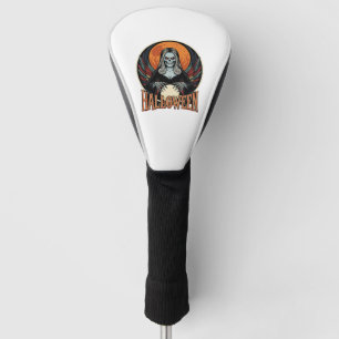 Halloween Gothic Skeleton Fortune Teller Vector Ar Golf Head Cover