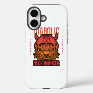 Halloween Gothic Skull T-Shirt iPhone 16 Case