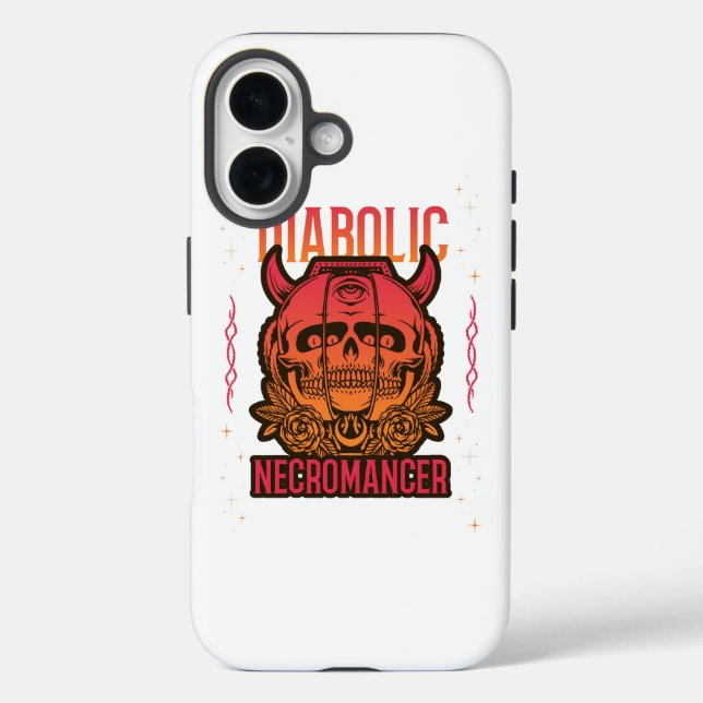 Halloween Gothic Skull T-Shirt Case-Mate iPhone Case (Back)