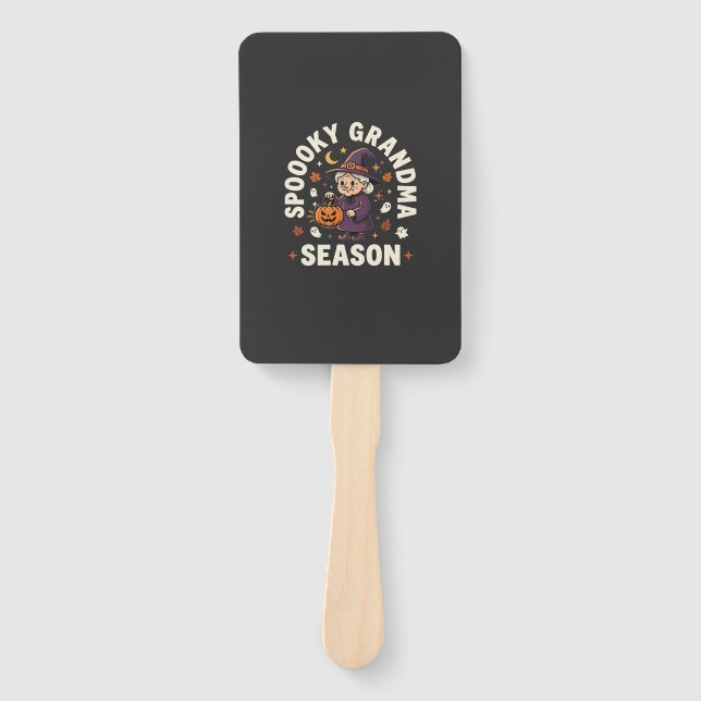 Halloween Grandma Magic Hand Fan (Front)