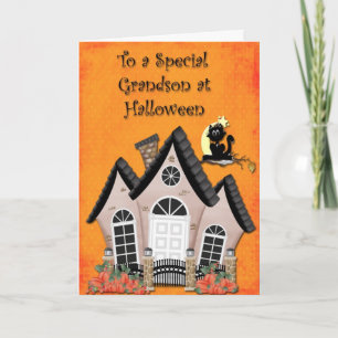 Halloween Grandson Card