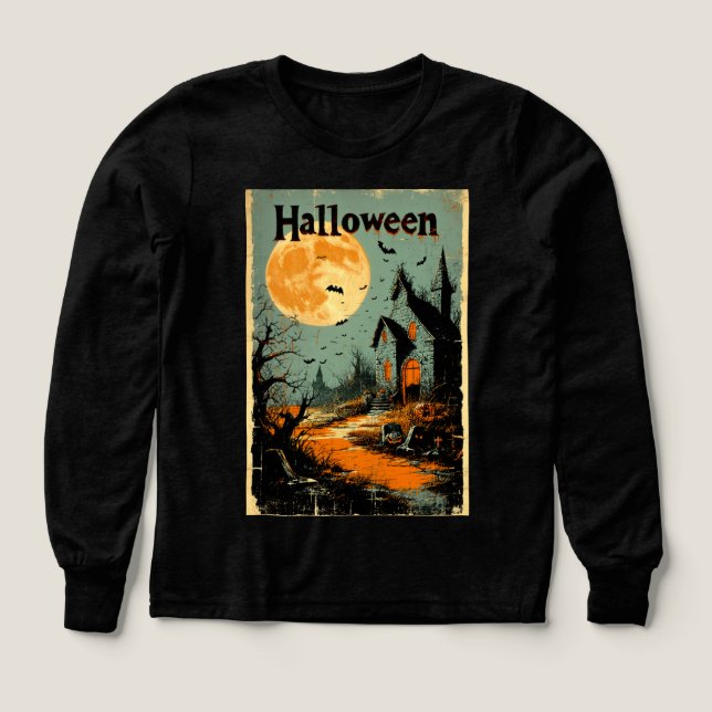 Halloween Graphic – 1960s Poster Style (Design Front)