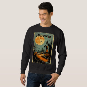 Halloween Graphic – 1960s Poster Style Sweatshirt