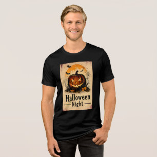 Halloween Graphic – 1960s Theme Edition Tri-Blend Shirt