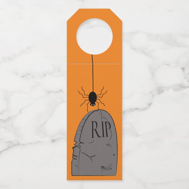 Halloween Gravestones bottle hanger (Front)