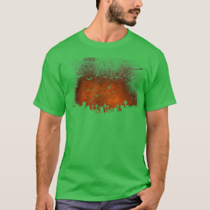Halloween Graveyard and Pumpkin Jack O Lanterns T-Shirt