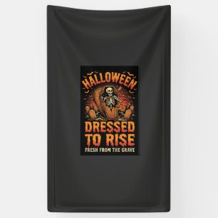 Halloween Graveyard Costume Awakening Banner