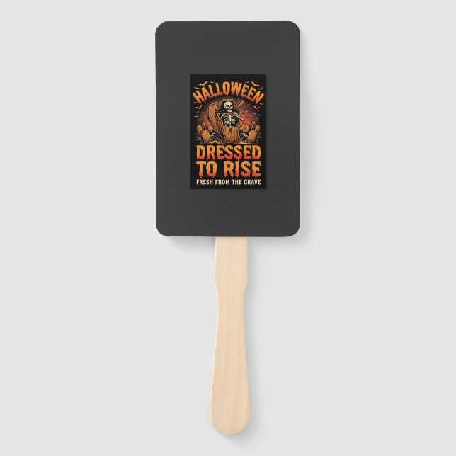 Halloween Graveyard Costume Awakening Hand Fan (Front)