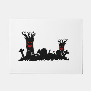 Halloween Graveyard Doormat