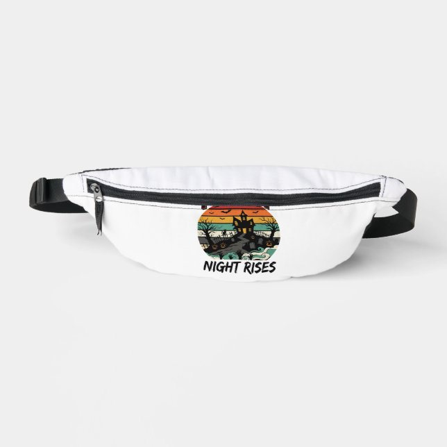 Halloween Graveyard Fright Night Bum Bags (Front)