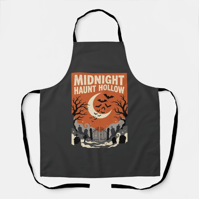 Halloween Graveyard Haunt Apron (Front)