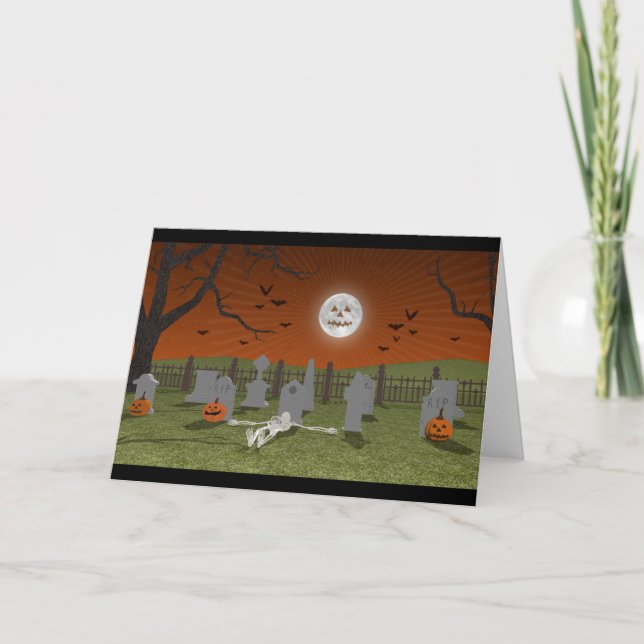 Halloween: Graveyard Scene: Card (Front)