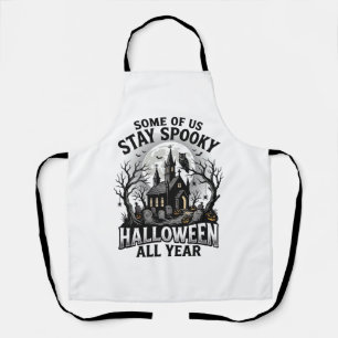Halloween Graveyard Shirt for Spooky Season Fans_1 Apron