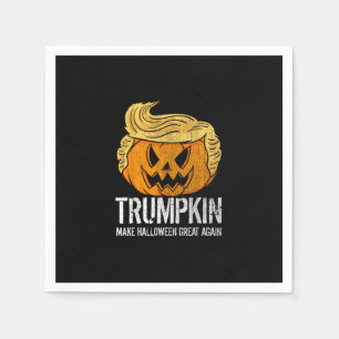 Halloween Great Again Donald Trumpkin Pumpkin Napkin