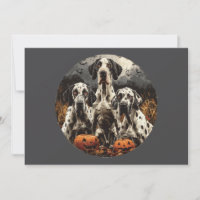 Halloween Great Dane Dogs Jack O Lantern