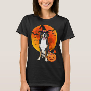 Halloween Greater Swiss Mountain Dog Jack O Lanter T-Shirt