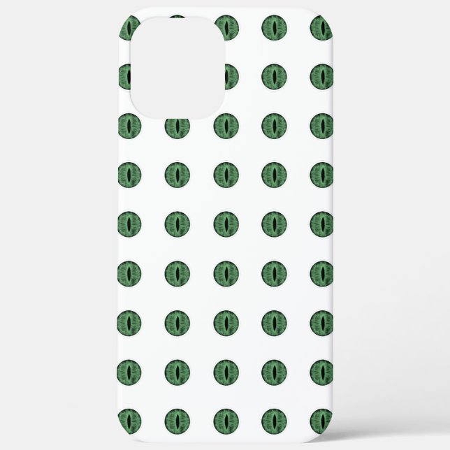 Halloween Green Polka Dot Eyes Case-Mate iPhone Case (Back)