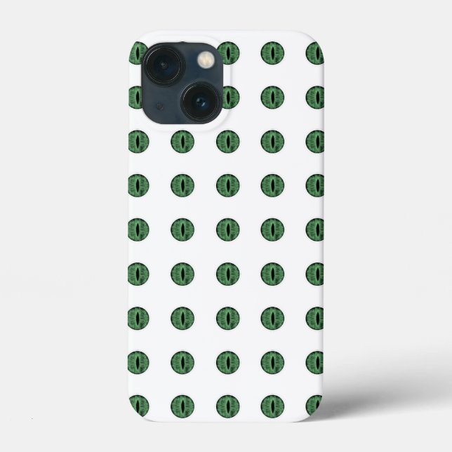 Halloween Green Polka Dot Eyes Case-Mate iPhone Case (Back)
