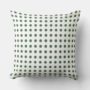 Halloween Green Polka Dot Eyes Cushion