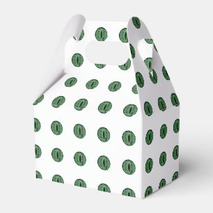 Halloween Green Polka Dot Eyes Favour Box
