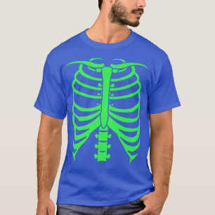 Halloween Green Skeleton Bones T-Shirt