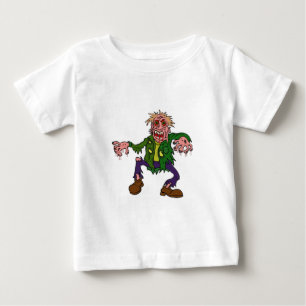 Halloween Green Zombie Monster Baby T-Shirt