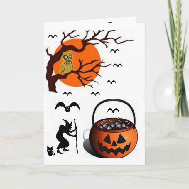 Halloween Greeting Card (Front)