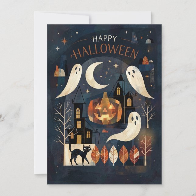 Halloween Greeting Card (Front)