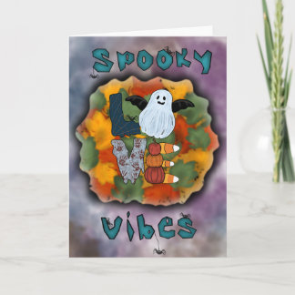 Halloween greeting card