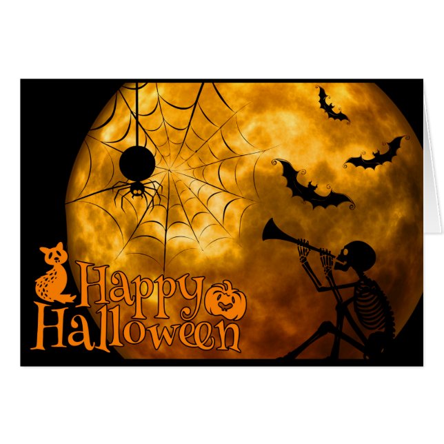 Halloween Greeting Card/Spooky (Front Horizontal)