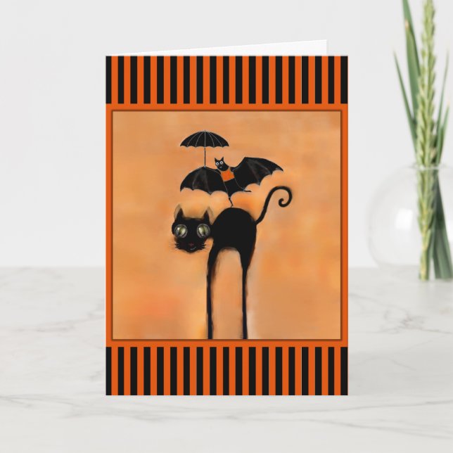 Halloween greeting cards (Front)