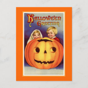 "Halloween Greeting" Postcard