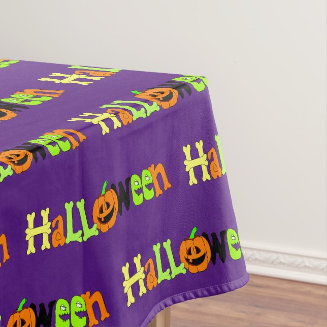 Halloween Greeting Tablecloth (In Situ)