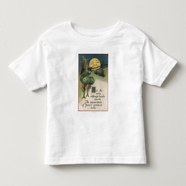 Halloween GreetingCabbage Anthropomorphism Toddler T-Shirt (Front)
