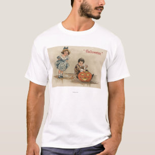 Halloween GreetingCarving Pumpkin T-Shirt