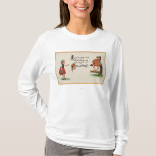 Halloween GreetingKid on Fence T-Shirt