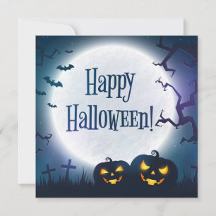 Halloween Greetings Card