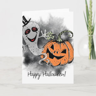 Halloween Greetings Card
