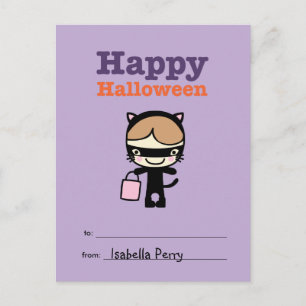 Halloween Greetings for Kids Postcard