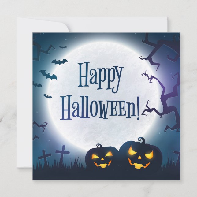 Halloween Greetings Invitation (Front)