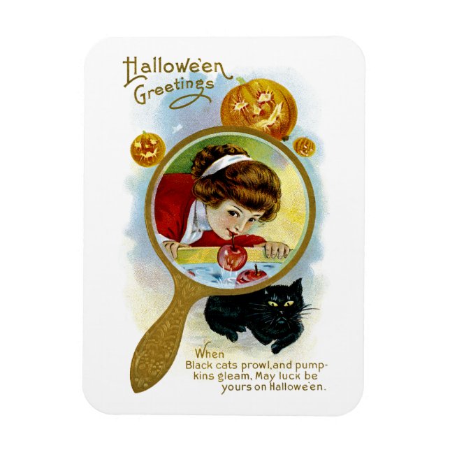 Halloween greetings magnet (Vertical)