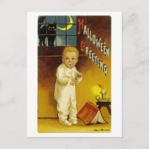 Halloween Greetings Postcard