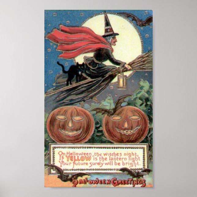 Halloween Greetings Poster (Front)