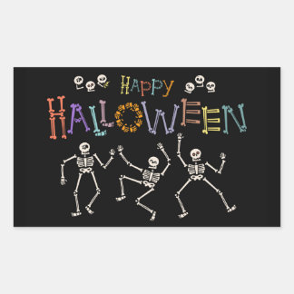 Halloween Greetings Rectangular Sticker