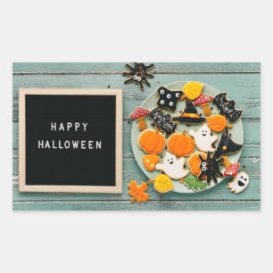 Halloween Greetings Rectangular Sticker