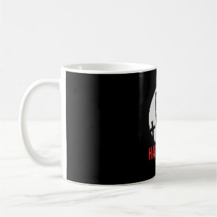 Halloween Grim Reaper Cemetery Design Coffee Mug