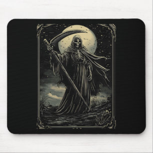 Halloween Grim Reaper Gothic Goth Mouse Pad