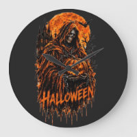 Halloween Grim Reaper Pumpkin Gothic Spooky Design